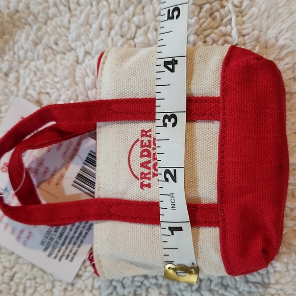 Canvas Micro Tote Bag Set - Red, Green, and Blue - Picture 7 of 8